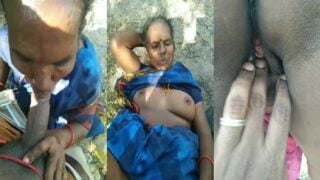 Tamil labour aunty ki chudai kiya lund chusaake jungel mai